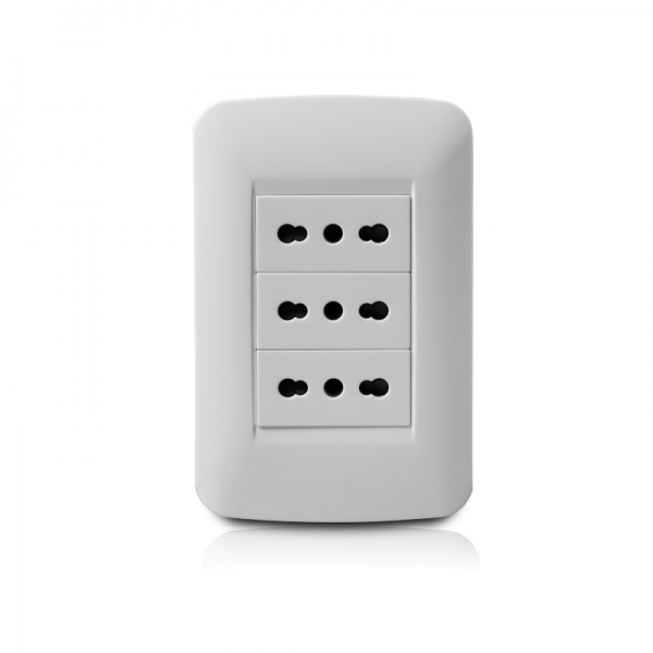 10-16A 1Gang ltalian socket x3